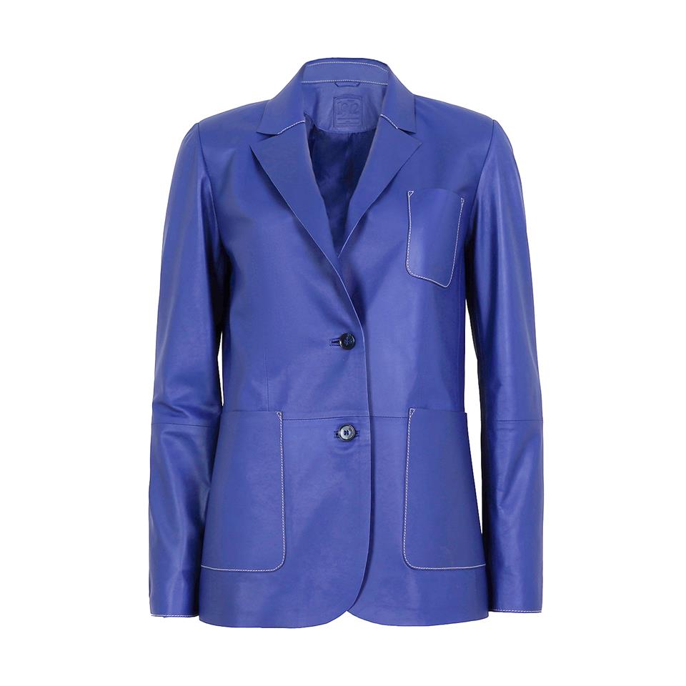 K14518 | Leather Blazer Jacket