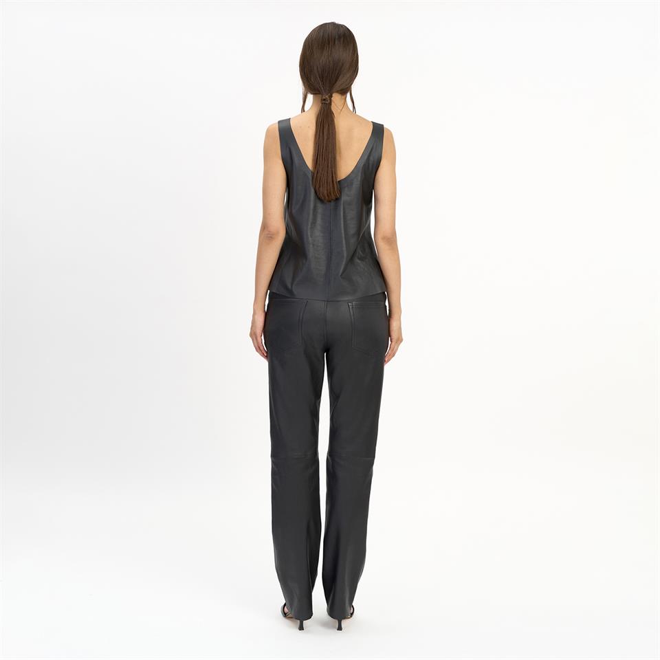 K14530 | Leather Chain Top