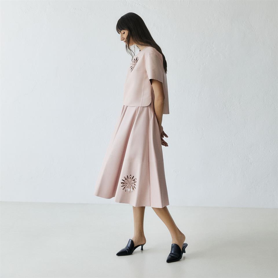 K14531 | Leather Skirt