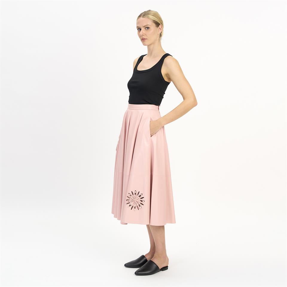 K14531 | Leather Skirt