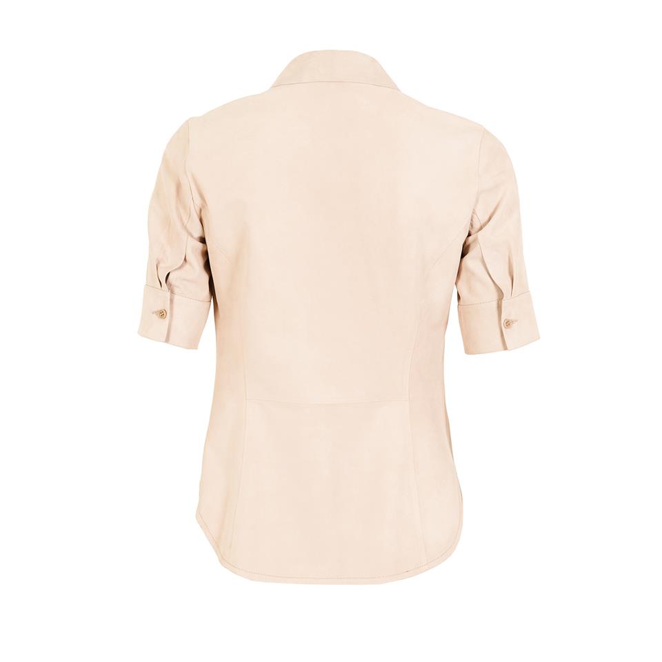 K14537 | Leather Classic Short Sleeve Shirt