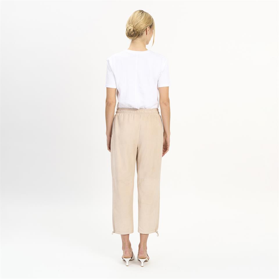 K14538 | Leather Jogging Pants