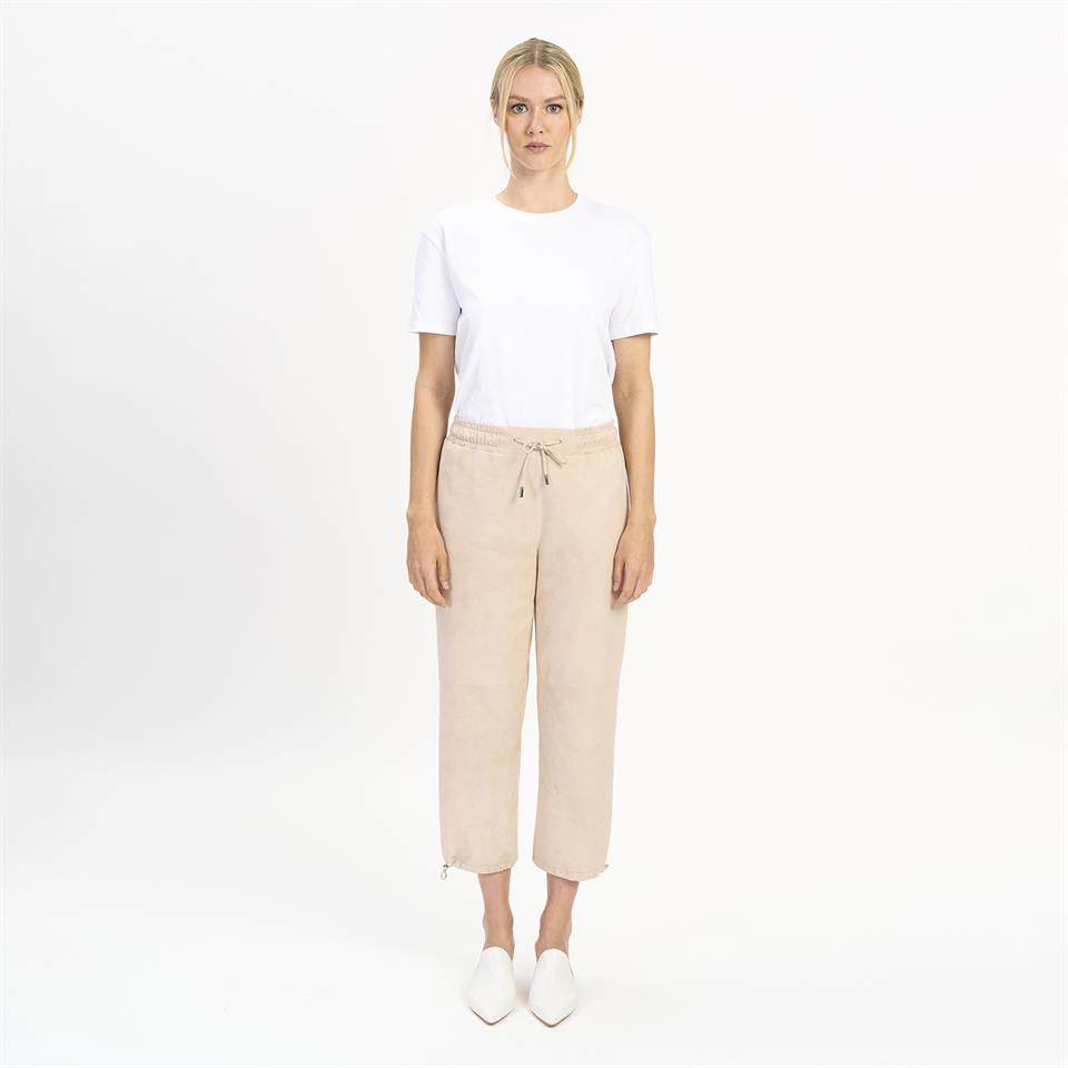 K14538 | Leather Jogging Pants