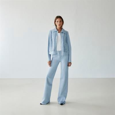 K14413 | Shearling Short Collar Jacket