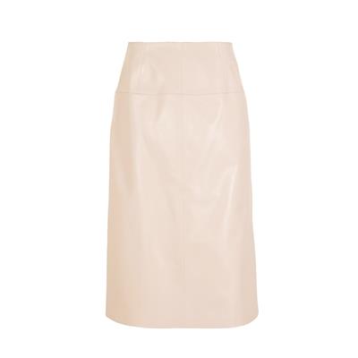 K14416 | Leather Bell-Shaped Skirt