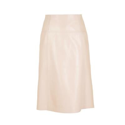 K14416 | Leather Bell-Shaped Skirt