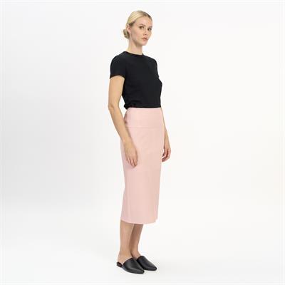 K14417 | Leather Pencil Skirt