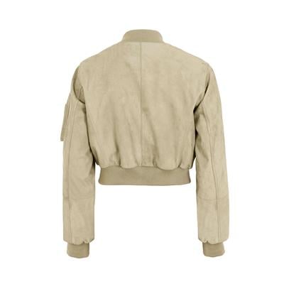 K14426 | LEATHER MINI BOMBER JACKET