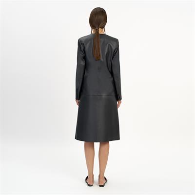 K14437 | Leather Blazer Jacket