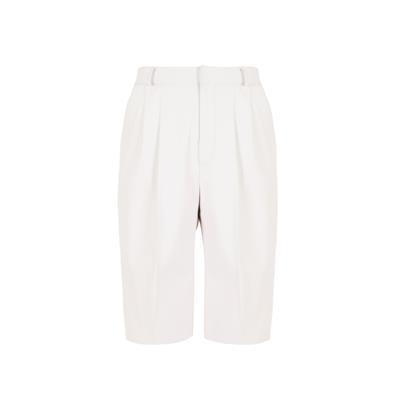 K14439 | Leather Wide Leg Bermuda