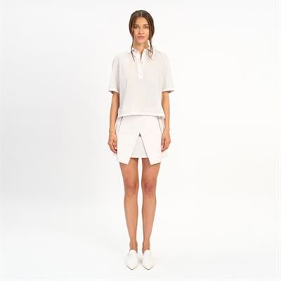 K14443 | Leather Polo T-Shirt