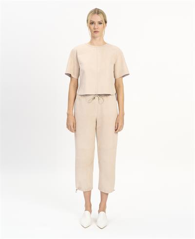 K14448 | LEATHER OVER T-SHIRT