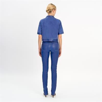 K14451 | LEATHER BOXY SHIRT