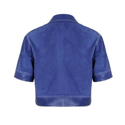 K14451 | LEATHER BOXY SHIRT