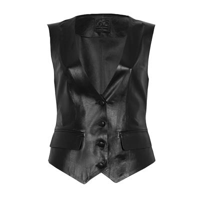 K14452 | Leather Short Vest