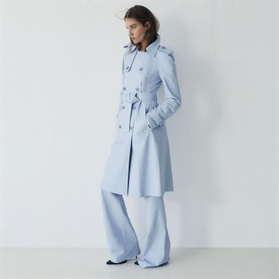 K14454 | Leather Trench Coat