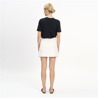 K14461 | LEATHER MINI PORTAFOGLIO SKIRT