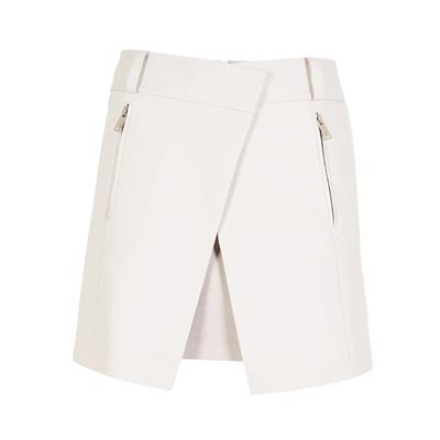 K14461 | LEATHER MINI PORTAFOGLIO SKIRT