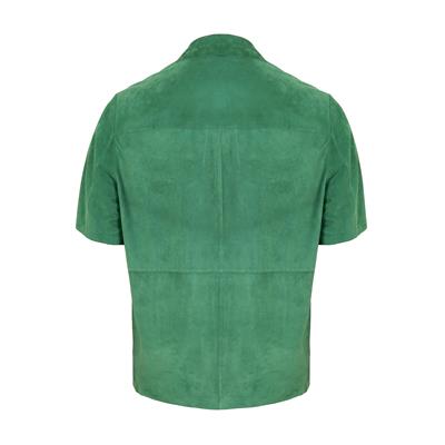 K14478 | Suede Zip Polo Shirt