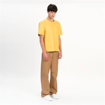 K14479 | LEATHER T-SHIRT