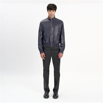 K14482 | REVERSIBLE LEATHER BOMBER JACKET
