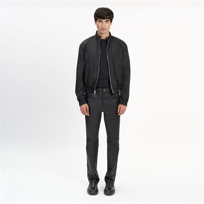 K14482 | REVERSIBLE LEATHER BOMBER JACKET