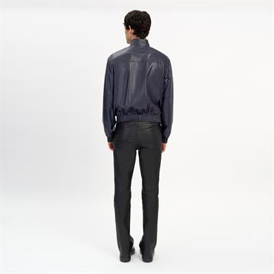 K14482 | REVERSIBLE LEATHER BOMBER JACKET