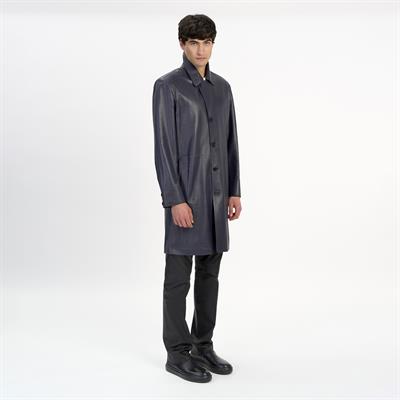 K14499 | Leather Over Coat