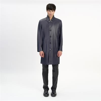 K14499 | Leather Over Coat