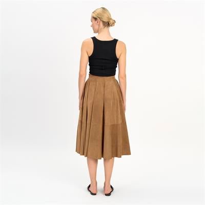 K14504 | Leather Full Skirt