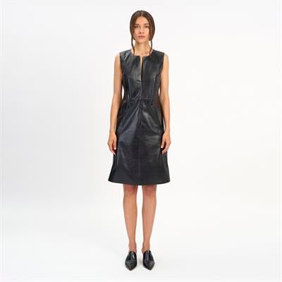 K14509 | Leather Soft Corset Dress