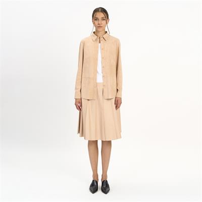 K14514 | Leather Oversized Shirt