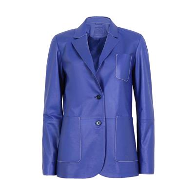 K14518 | Leather Blazer Jacket