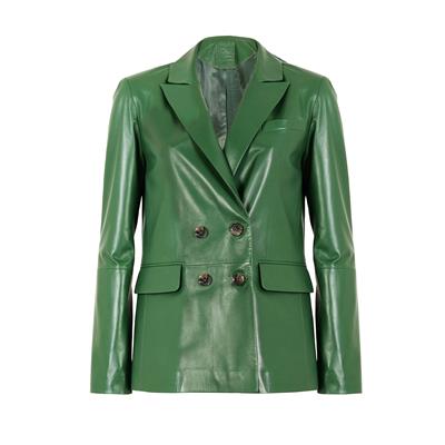 K14519 | Leather Blazer Jacket