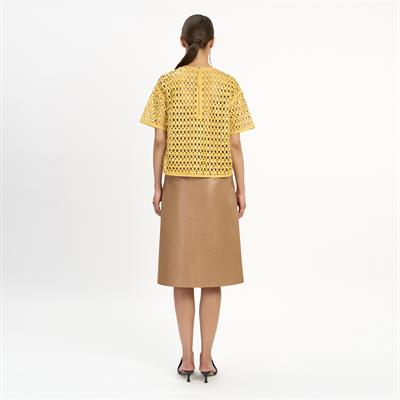 K14521 | Leather Over T-Shirt