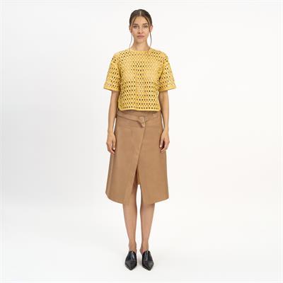 K14521 | Leather Over T-Shirt