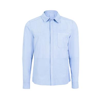 K14532 | Leather Patch Pocket Shirt