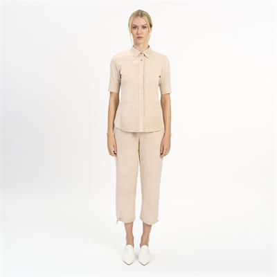 K14537 | Leather Classic Short Sleeve Shirt