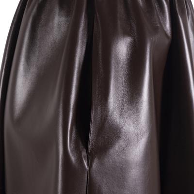 K14843 | Leather Full Skirt with Elastic