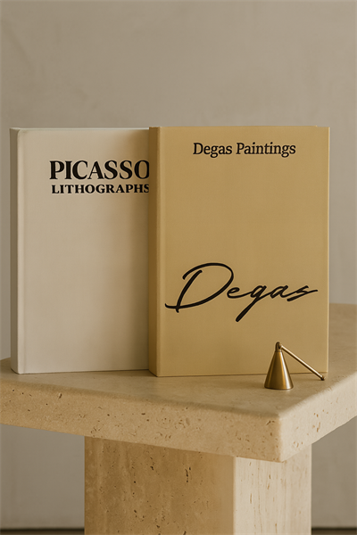 Kumaş Dekoratif Kitap Kutu 2'li Set (D/P)