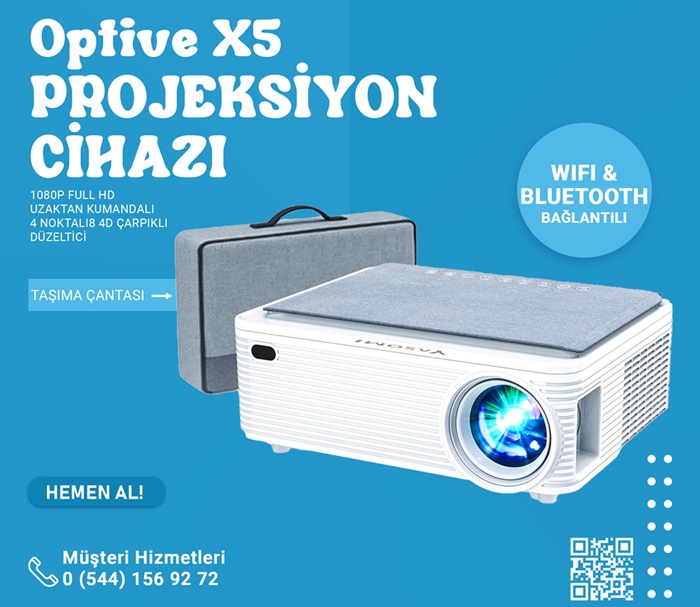 Yasomi Optive X5 Projeksiyon Cihazı