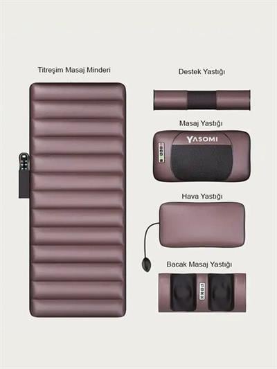 Yasomi Relaxon x10 Katlanabilir Elektrikli Tam Vücut Isıtmalı Masaj Yatağı