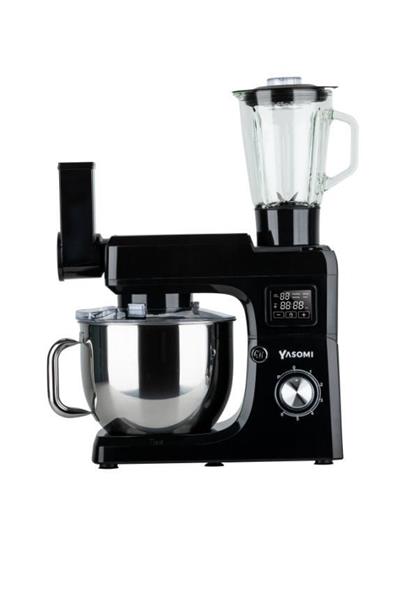 Yasomi Sm 1511bml Led Ekranlı Kıyma Çekme Aparatlı Blender Stand Mikser Mutfak Şefi (Siyah)