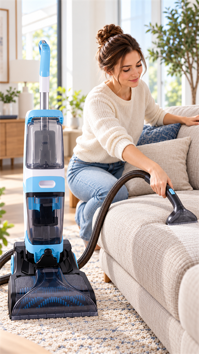 Yasomi T20 Pro HydroStream 1200W Buhar Fonksiyonlu Dikey Halı Yıkama Koltuk Yıkama ve Buharlı Paspas Makinesi