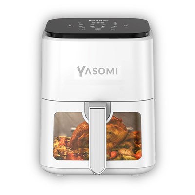 Yasomi Y35 Pro Beyaz 1350w 3,5 Litre Camlı Airfryer Fritöz ( Türkiye Garantili)