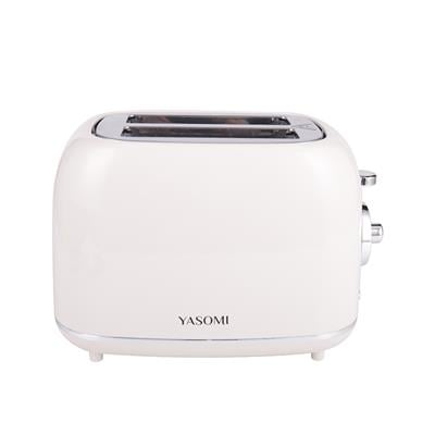 Yasomi YK-688T Retro Bej İki Dilim Ekmek Kızartma Makinesi (Bej)