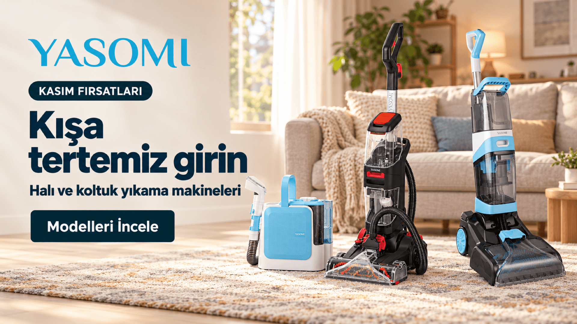Halı ve koltuk yıkama makineleri