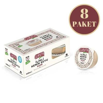 Gurvita İlikli Kemik Suyu Sade 50 ML 32 Adet