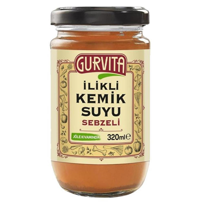 Gurvita İlikli Kemik Suyu Sebzeli 320 Ml
