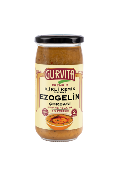 Gurvita İlikli Kemik Suyuna Ezogelin Çorbası 370 Ml
